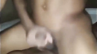 Railing My Beau's Fuckpole - Condom-free Assfucking Internal cumshot