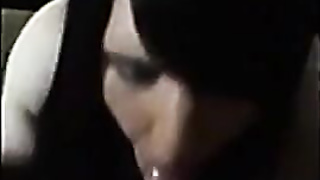 Crossdresser Smokes and Guzzles