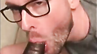 Black Dude Humps White Dude's Facehole with Enormous Shaft