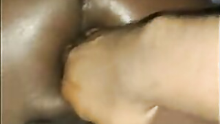 two Black Men Barebacking