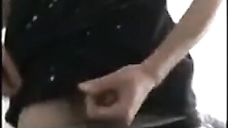 Lad's Glasses Pop Off During Meaty Hand-job