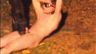 Subjugated Soldier: Outdoor SADISM & MASOCHISM Smacking Sesh