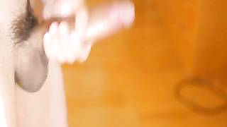 Lad Mammary Climax with a Ass-plug