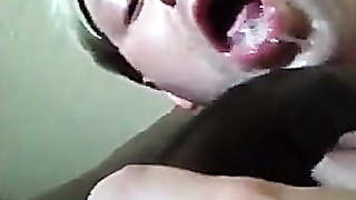 Amateur White Dude Fellates a Ample Black Manmeat