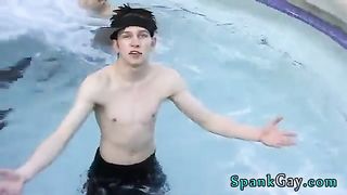 Free-For-All videos of youthful homo studs jizzing first-ever time Stringing Up Out With The Dudes