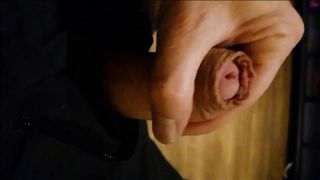 Uncircumcised cock gets choked