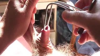 Spread Out Foreskin And wooly nads In Sunlight