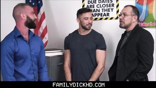 Dad And Son-In-Law 3Some With College Schoolteacher