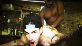 Tiny Pervert Invites Antonio To ram Him In The Garage