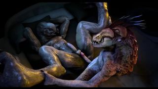 ALIENS PORKING EACH OTHER (FAG HAIRY YIFF) {SFM PORN}