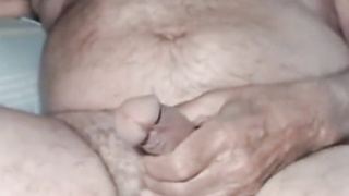 Grandpa is naughty in cam