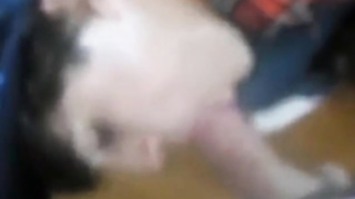 Amateur teen sucking his friends dick