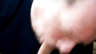 He likes to inhale and guzzle